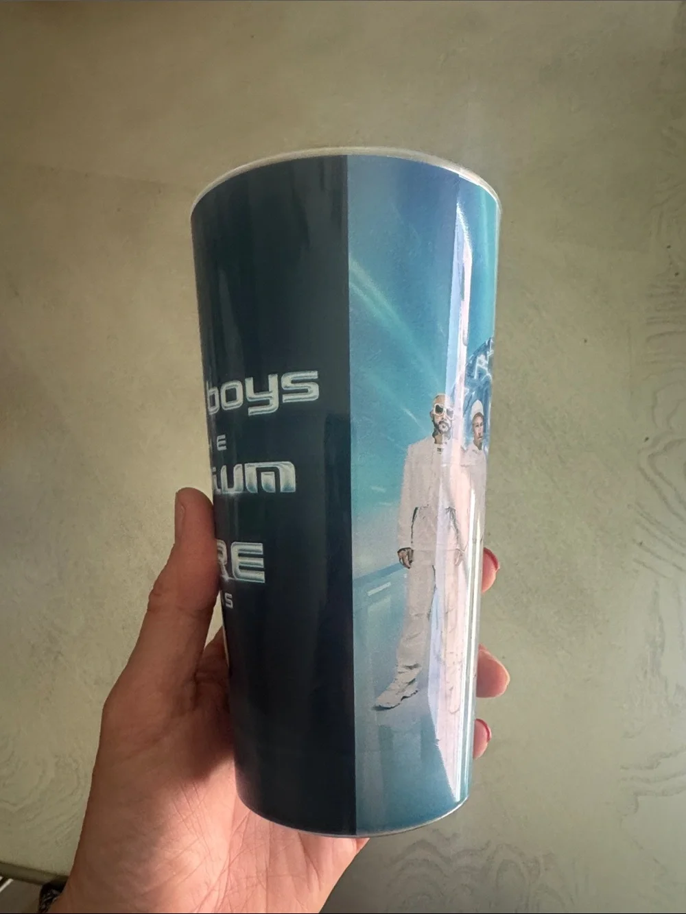 Backstreet-themed Blue Gradient Collectible Tumbler